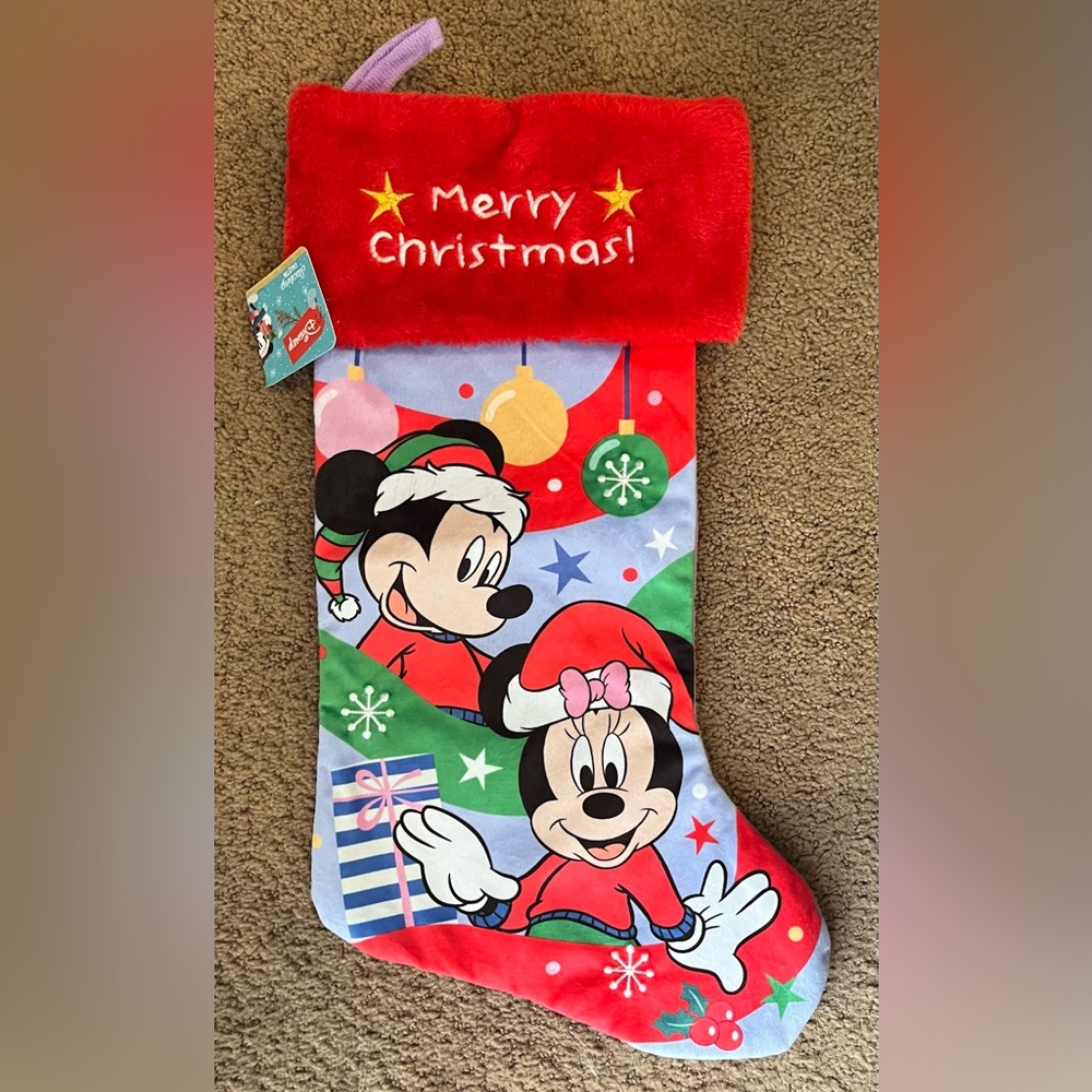 Disney Christmas Stocking Full Size, NWT